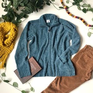 Columbia Vintage Textured Sweater / Jacket Zip Up